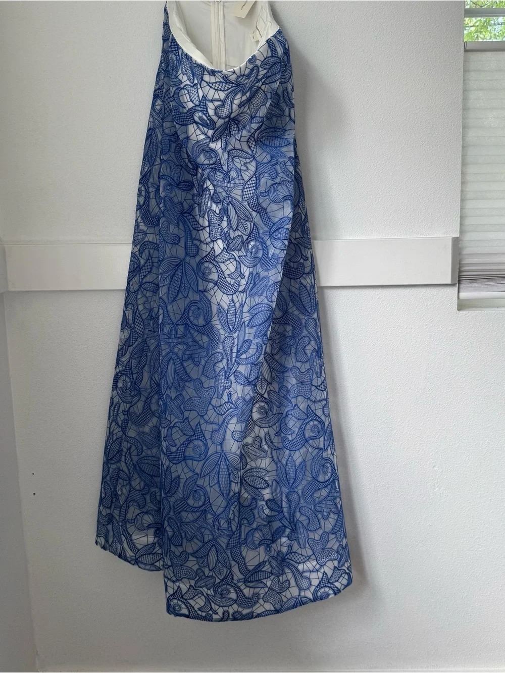 Anthropologie Strapless Embroidered Lace Midi Dress - Picture 6 of 15